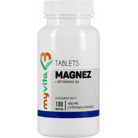 Produktbild von MyVita Magnesium Citrat + Vitamin B6 100 Tabletten