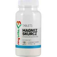 Produktbild von MyVita Magnesium Contraction Tabletten mit Magnesium Citrat, Kalium und Vitamin B6, 100 Stück