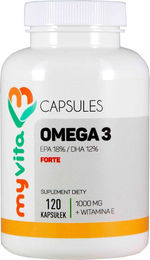 MyVita Omega-3 Forte 1000 mg Kapseln für Erwachsene 120 Stück – Bild 1 von 1