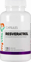 MyVita Resveratrol Extrakt 250 mg 120 Kapseln – Bild 1 von 1