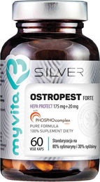 MyVita Silver Milk Thistle Forte 175 mg Mariendistel Kapseln 60 Stück ohne Zusatzstoffe – Bild 1 von 1