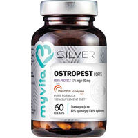 Produktbild von MyVita Silver Milk Thistle Forte 175 mg Mariendistel Kapseln 60 Stück ohne Zusatzstoffe