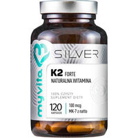 Produktbild von MyVita Silver Natural Vitamin K2 MK-7 Forte Vegan Kapseln 120 Stück