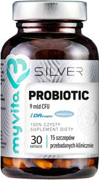 MyVita Silver Pure Probiotic Vegan 9 Milliarden KBE 30 Kapseln ohne Zusatzstoffe – Bild 1 von 1