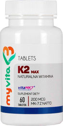 MyVita Vitamin K2 MK-7 MAX 200 mcg Tabletten 60 Stück – Bild 1 von 1