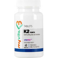 Produktbild von MyVita Vitamin K2 MK-7 mit Natto 100 mcg Tabletten 60 Stück pflanzlicher Ursprung ohne Zusatzstoffe