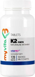 MyVita Vitamin K2 MK-7 mit Natto 100mcg Tabletten 120 Stück – Bild 1 von 1