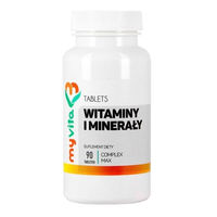 Produktbild von MyVita Vitamin und Mineral Komplex Vegan 90 Tabletten