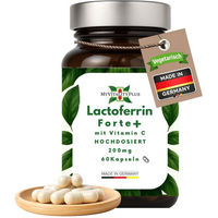 Produktbild von MyVitalityPlus Lactoferrin Forte 200 mg mit 80 mg Vitamin C Kapseln vegan laktosefrei glutenfrei 60 Kapseln