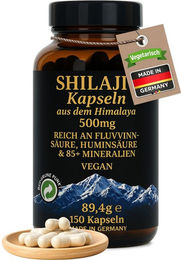 MyVitalityPlus Shilajit Mumijo Kapseln aus dem Himalaya 150 Kapseln laborgeprüft – Bild 1 von 4