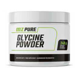 MZ PURE Glycin Pulver mit Vitamin B6 3000 mg pro Portion 240g Vegan ohne Zusatzstoffe – Bild 1 von 5