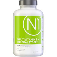 Produktbild von N1 Multivitamin A–Z Vitamine und Mineralstoffe Tabletten für Erwachsene und Senioren vegetarisch glutenfrei laktosefrei 365 Stück