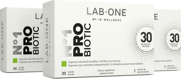 N1 Probiotic Darm Unterstützung Kapseln 3er Pack – Bild 1 von 1