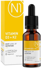 N1 Vitamin D3 K2 Tropfen Vegan Vegetarisch Glutenfrei Laktosefrei Ohne Zusatzstoffe – Bild 1 von 3