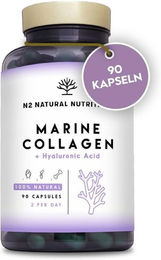 N2 Natural Nutrition Marine Collagen mit Hyaluronsäure Kapseln glutenfrei – Bild 1 von 3