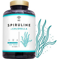 Produktbild von N2 Natural Nutrition Spirulina Chlorella Superfood-Mischung Kapseln vegan glutenfrei laktosefrei 180 Stück