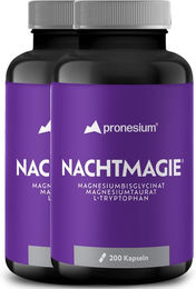 NACHTMAGIE® Magnesiumkomplex mit Magnesiumbisglycinat, Magnesiumtaurat und L-Tryptophan Kapseln – Bild 1 von 1