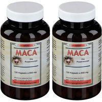 Produktbild von nakuto Maca 850 mg Bio Kapseln 240 Stück