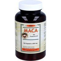 Produktbild von nakuto Maca Kapseln 850 mg Bio Macawurzelpulver 120 Stück