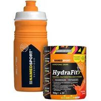 Produktbild von Named Sport HYDRAFIT Elektrolyt-Pulver Neutral 400 g mit Sportflasche
