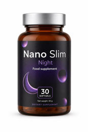 Nano Slim Night von GLOBAL D LTD – Unterstützung von Schlaf und nächtlichem Wohlbefinden – 30 Kapseln – Bild 1 von 1