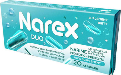 Narex Probiotikum Narine Duo Vegan 20 Kapseln – Bild 1 von 1