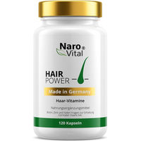 Produktbild von NaroVital Hair Power Haar-Vitamine mit Biotin, Zink und Selen vegan 120 Kapseln