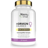 Produktbild von NaroVital Hormon Balance Kräuter-Komplex für Frauen mit Mönchspfeffer, Myo-Inositol, Wild Yams und Safran, 90 Kapseln, vegan und glutenfrei