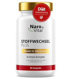 NaroVital Stoffwechsel Komplex Kräuter-Komplex vegan und laktosefrei 90 Kapseln – Bild 1 von 4