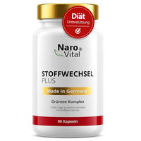 Produktbild von NaroVital Stoffwechsel Komplex Kräuter-Komplex vegan und laktosefrei 90 Kapseln