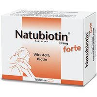 Produktbild von Natubiotin Biotin 10 mg forte Tabletten 20 Stück von Rodisma-Med Pharma GmbH