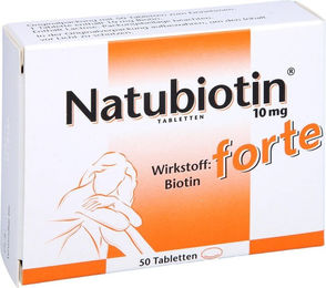 Natubiotin Biotin 10 mg forte Tabletten 50 Stück von Rodisma-Med Pharma GmbH – Bild 1 von 1