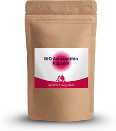 natürlich lang leben BIO Astaxanthin Kapseln pflanzlicher Ursprung – Bild 1 von 1
