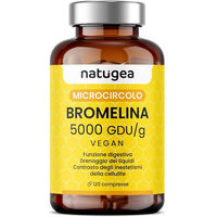 Produktbild von Natugea Bromelain hochdosiert Tabletten vegan glutenfrei 120 Stück