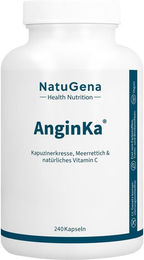 NatuGena Anginka Kapuzinerkresse mit Vitamin C Kräuter-Komplex Kapseln vegan 240 Stück – Bild 1 von 1