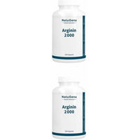 Produktbild von NatuGena Arginin 2000 Kapseln vegan ohne Zusatzstoffe 180 Stück