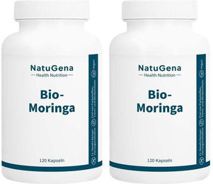 NatuGena Bio Moringa Kapseln vegan und vegetarisch – Bild 1 von 2