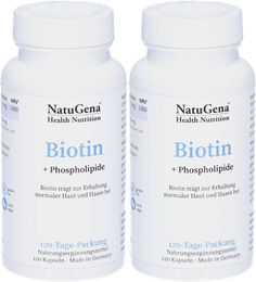 NatuGena Biotin + Phospholipide Vegan Kapseln 120 Stück – Bild 1 von 1