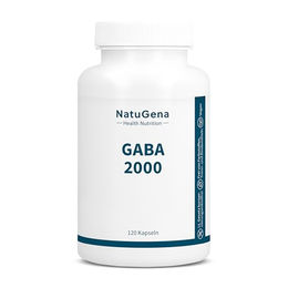 NatuGena GABA 2000 Kapseln mit 2000 mg Gamma-Aminobuttersäure ohne Zusatzstoffe 120 Kapseln – Bild 1 von 1