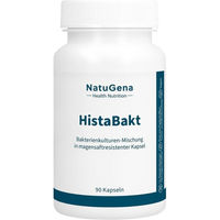 Produktbild von NatuGena HistaBakt Bakterienkulturen Kapseln vegan laktosefrei und glutenfrei