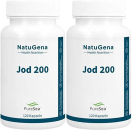 NatuGena Jod 200 aus Bio-Knotentang Kapseln 120 Stück – Bild 1 von 1