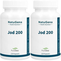 Produktbild von NatuGena Jod 200 aus Bio-Knotentang Kapseln 120 Stück