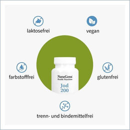 NatuGena Jod 200 aus Bio-Knotentang Kapseln für Erwachsene 120 Stück – Bild 1 von 1