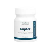 Produktbild von NatuGena Kupfer Komplex mit Kupfergluconat, Bisglycinat und Citrat, 90 Kapseln