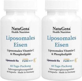 NatuGena Liposomales Eisen Bisglycinat Vegan Kapseln 120 Stück – Bild 1 von 1