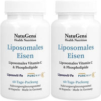 Produktbild von NatuGena Liposomales Eisen Bisglycinat Vegan Kapseln 120 Stück