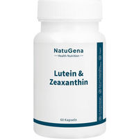 Produktbild von NatuGena Lutein & Zeaxanthin Kapseln vegan vegetarisch ohne Zusatzstoffe 60 Stück
