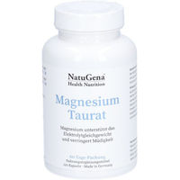 Produktbild von NatuGena Magnesium-Taurat Kapseln vegan für Erwachsene 120 Stück