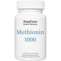 Produktbild von NatuGena Methionin 1000 mg L-Methionin Kapseln vegan