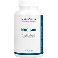 Produktbild von NatuGena NAC 600 Kapseln vegan ohne Zusatzstoffe